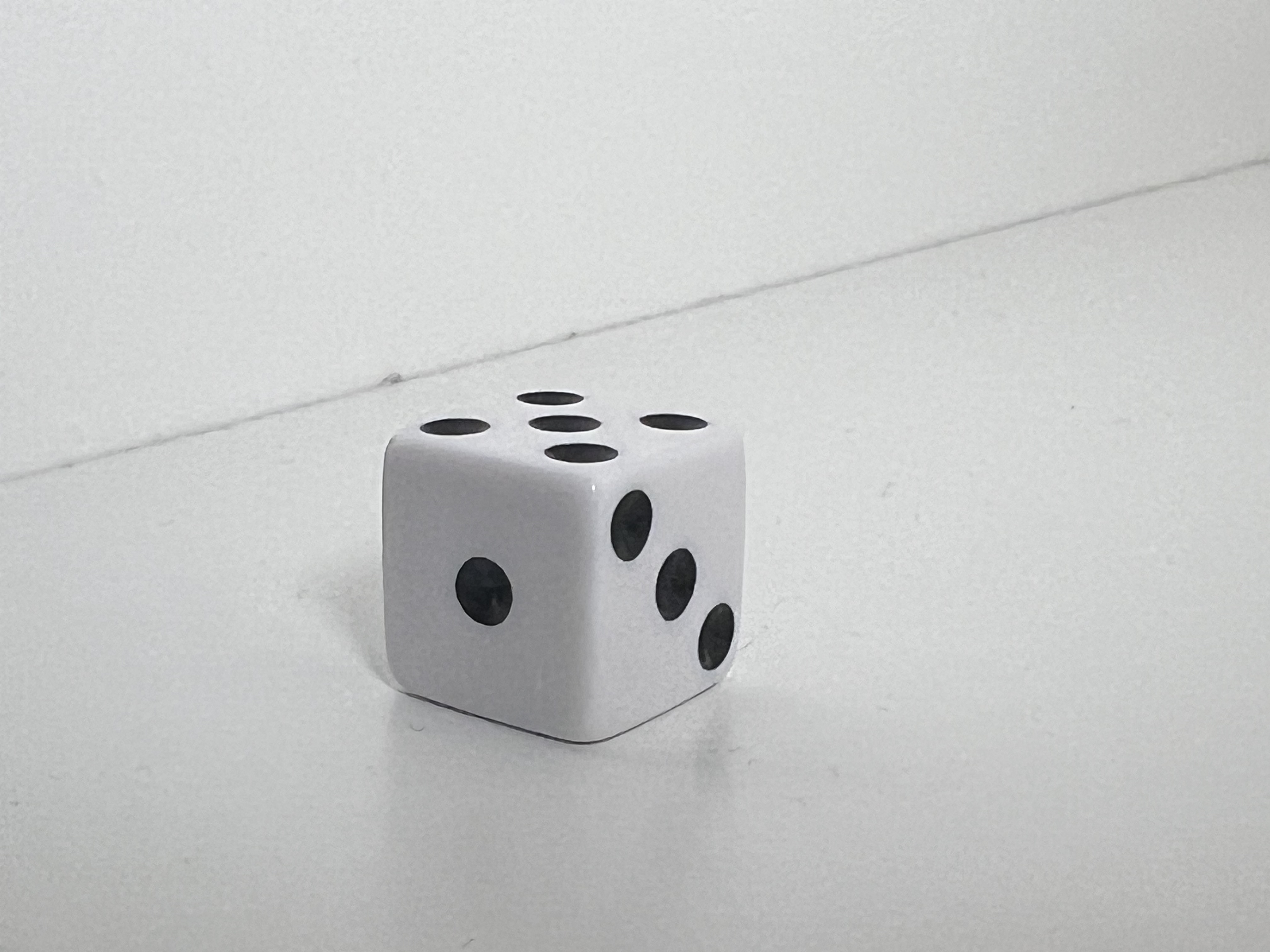 dice view from front