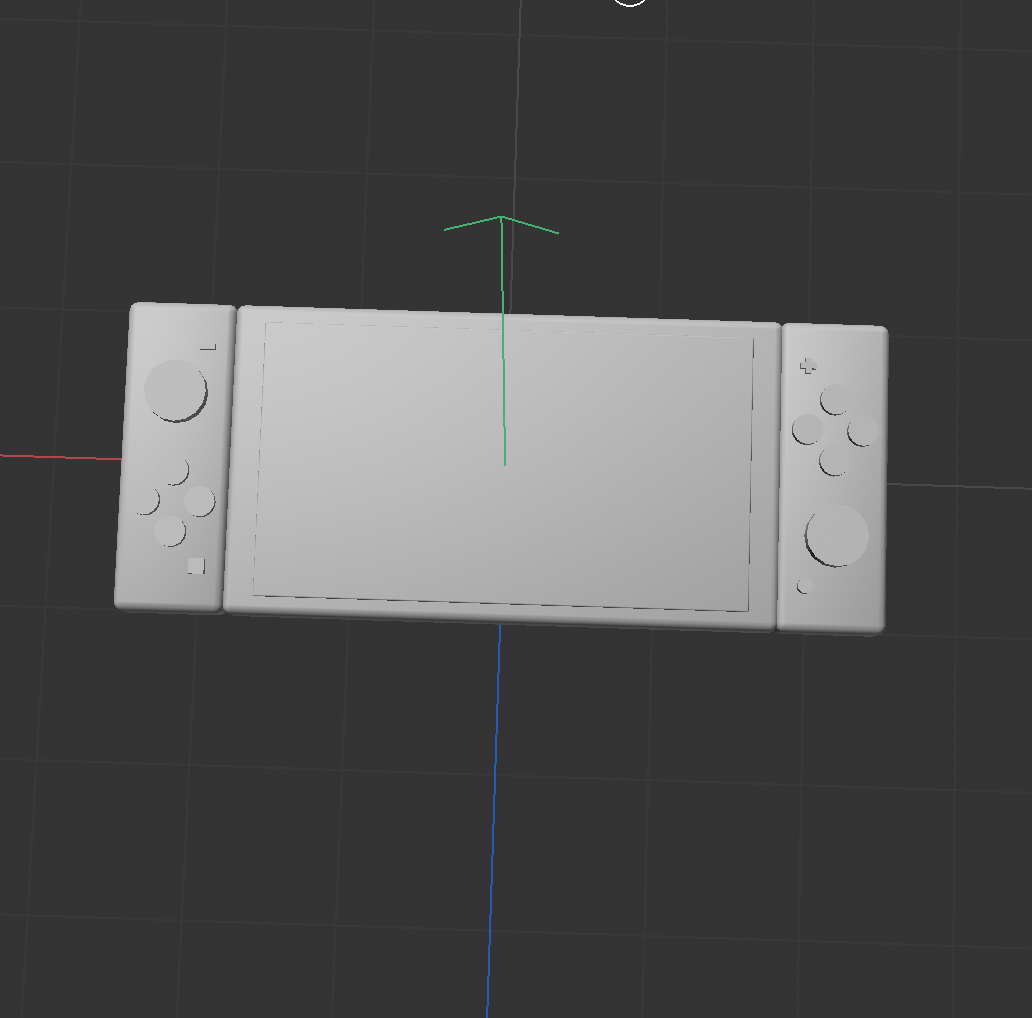 Straight top-down view showing overall symmetry.